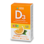 Platinum Naturals Kids Vitamin D3 Drops 400 IU Orange 15mL